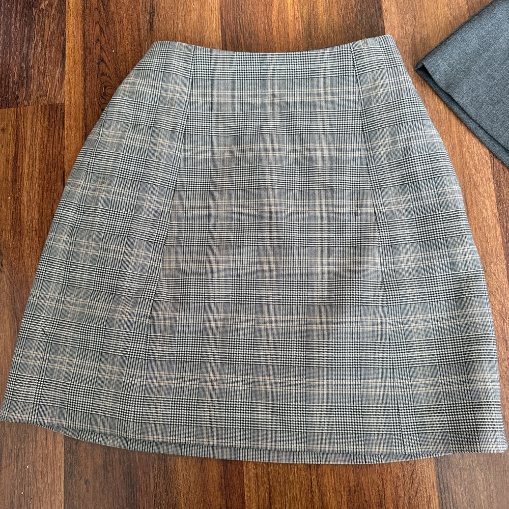BABATON plaid suiting skirt size 2.